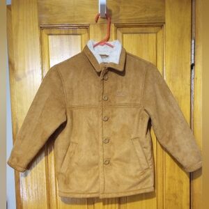 Outback Trading Company Sherpa Lined Kids Plainsman Coat, Size S